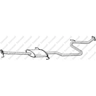 Silencieux central BOSAL