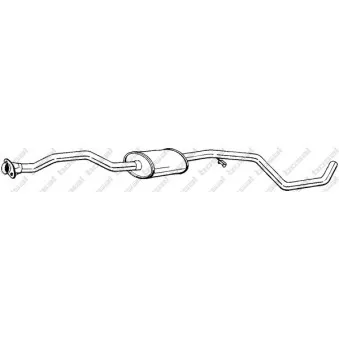 Silencieux central BOSAL 287-957