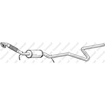 Silencieux avant BOSAL 288-027