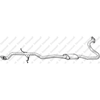 Silencieux central BOSAL 288-059
