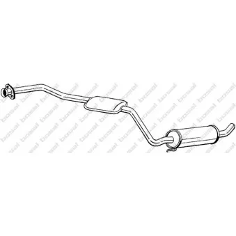 Silencieux central BOSAL 288-085