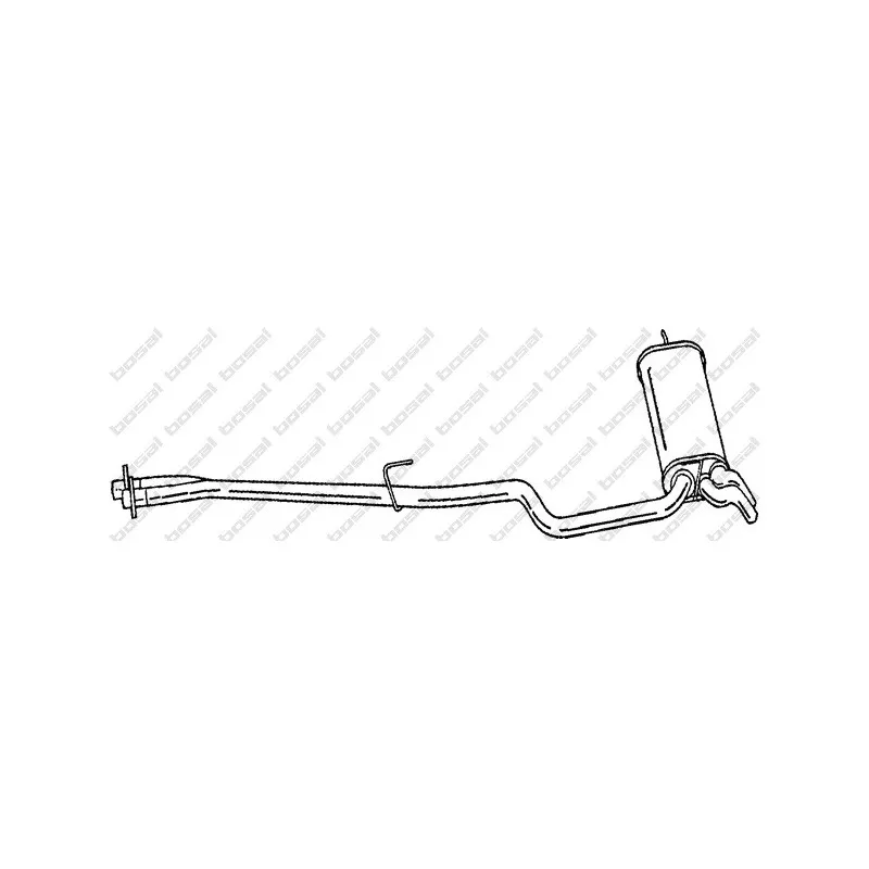 Silencieux arrière BOSAL 288-119