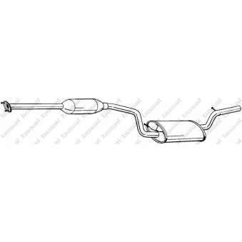 Silencieux central BOSAL 288-203