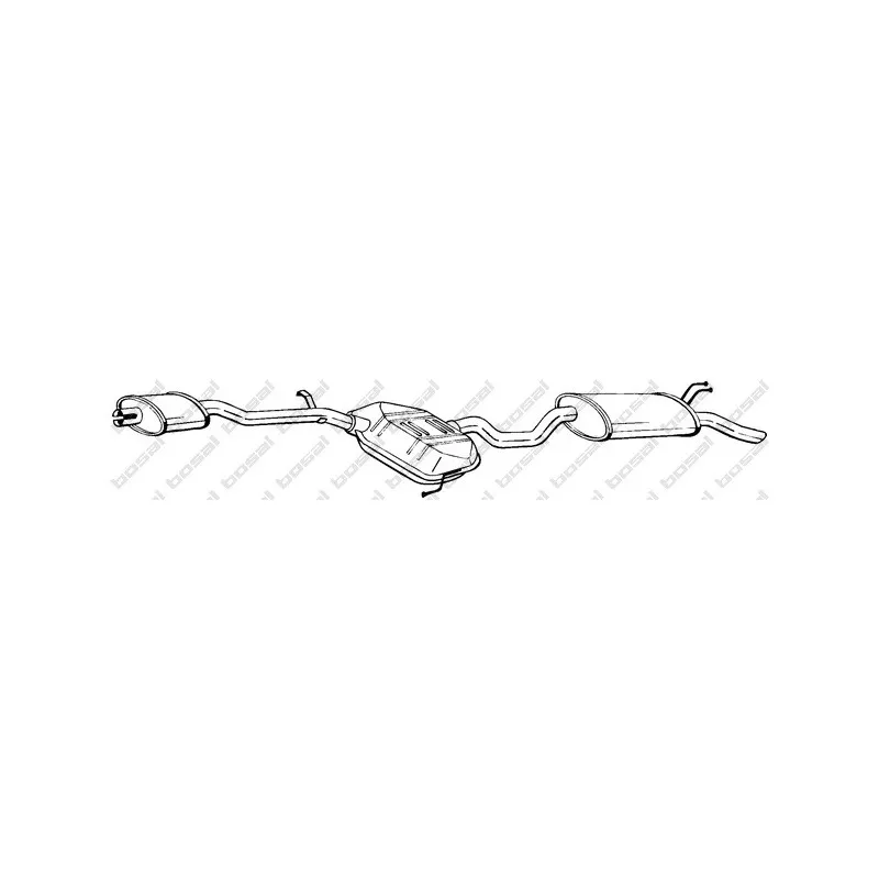 Silencieux arrière BOSAL 288-265