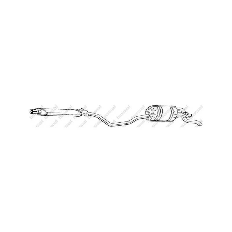 Silencieux arrière BOSAL 288-267