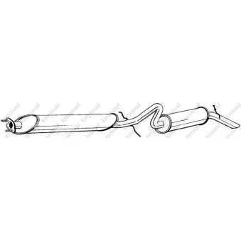 Silencieux arrière BOSAL