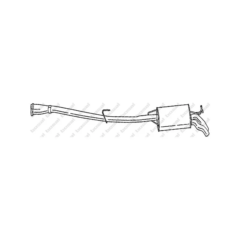 Silencieux arrière BOSAL 288-475