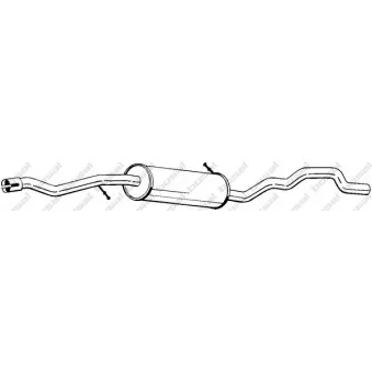 Silencieux central BOSAL