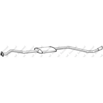 Silencieux central BOSAL 288-553