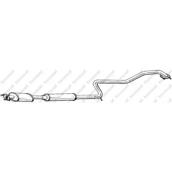Silencieux central BOSAL 288-577