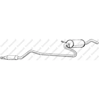 Silencieux central BOSAL 288-773