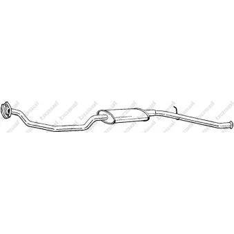 Silencieux central BOSAL 288-827