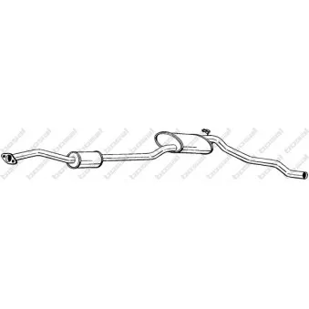 Silencieux central BOSAL 288-851