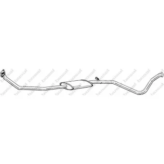 Silencieux central BOSAL 288-891