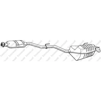 Silencieux arrière BOSAL 288-909