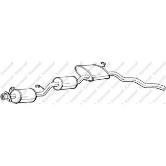 Silencieux central BOSAL 288-929