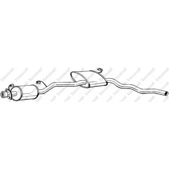 Silencieux central BOSAL 288-931