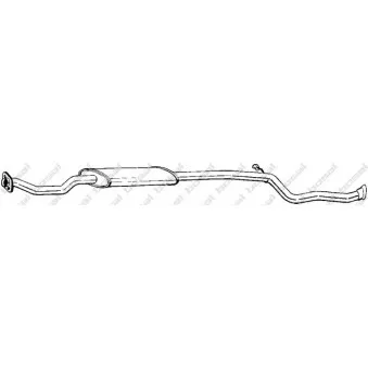Silencieux central BOSAL