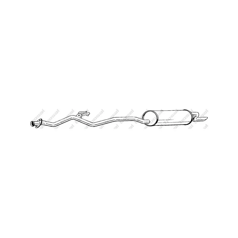 Silencieux arrière BOSAL 289-013