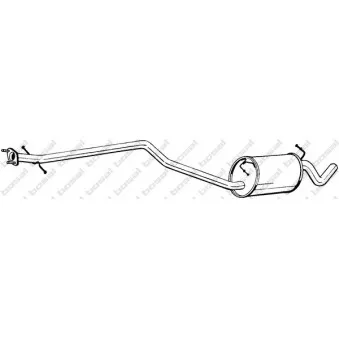 Silencieux central BOSAL