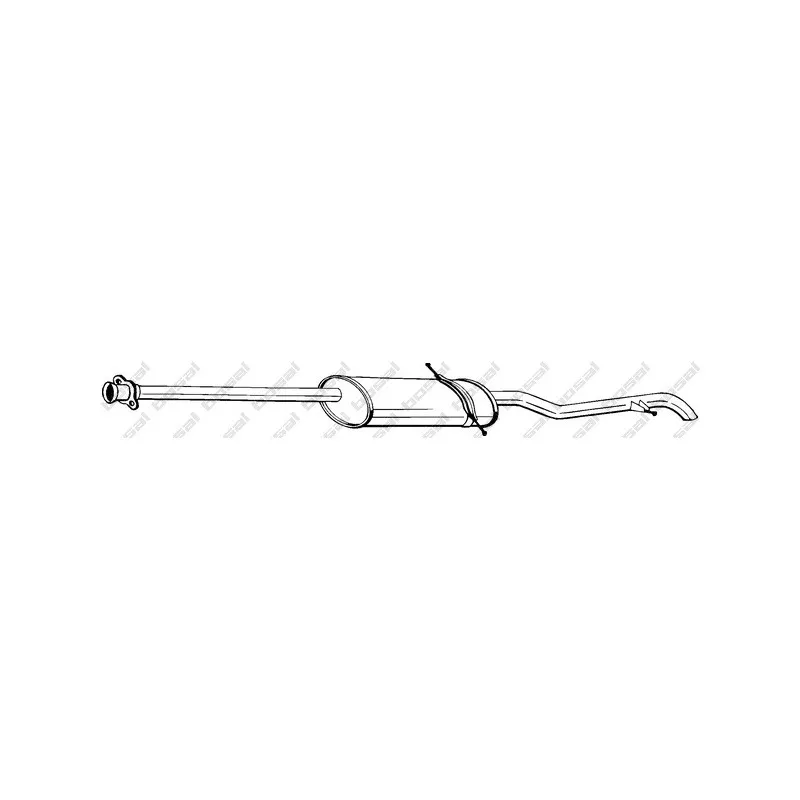 Silencieux arrière BOSAL 289-023