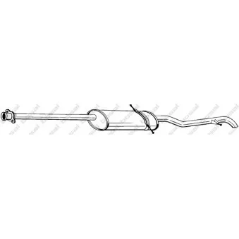 Silencieux arrière BOSAL 289-031