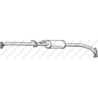 Silencieux central BOSAL