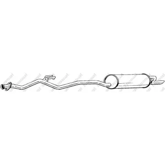 Silencieux arrière BOSAL 289-151