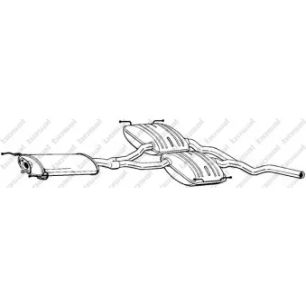 Silencieux central BOSAL 289-209