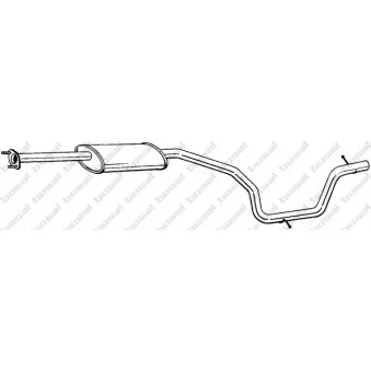 Silencieux central BOSAL 289-449