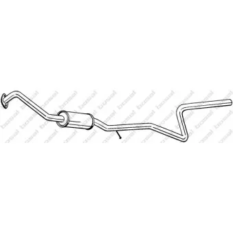 Silencieux central BOSAL 289-473