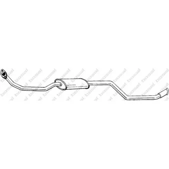 Silencieux central BOSAL 289-651