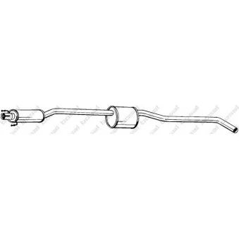 Silencieux central BOSAL 289-967