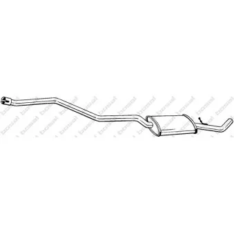 Silencieux central BOSAL 290-001