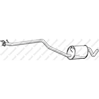Silencieux central BOSAL 290-089