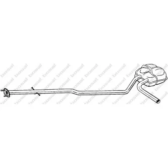 Silencieux central BOSAL 290-093