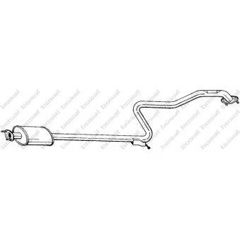 Silencieux central BOSAL 290-109