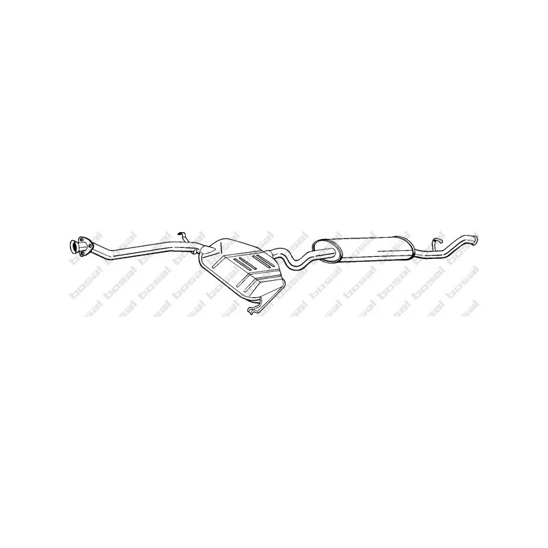 Silencieux arrière BOSAL 290-221