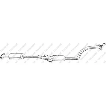 Silencieux central BOSAL 290-341