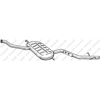 Silencieux central BOSAL 290-517