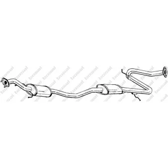 Silencieux central BOSAL 290-565