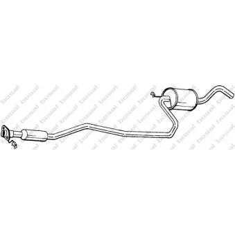 Silencieux central BOSAL 290-793