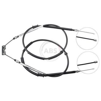 Tirette à câble, frein de stationnement A.B.S.