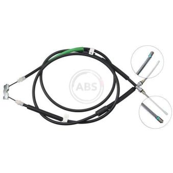 Tirette à câble, frein de stationnement A.B.S.