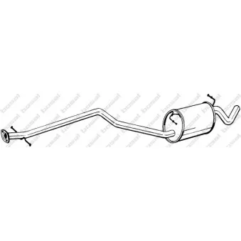 Silencieux central BOSAL 291-011