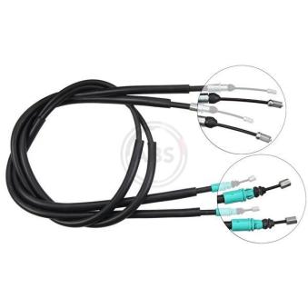 Tirette à câble, frein de stationnement A.B.S.