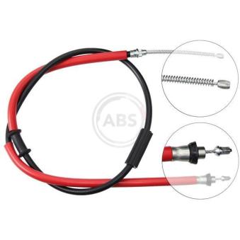 Tirette à câble, frein de stationnement A.B.S.