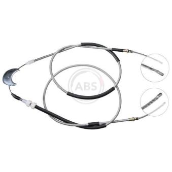 Tirette à câble, frein de stationnement A.B.S.