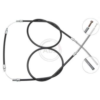 Tirette à câble, frein de stationnement A.B.S.