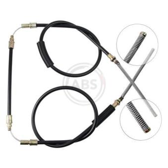 Tirette à câble, frein de stationnement A.B.S.